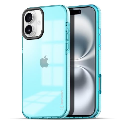 Image of KARWAN Back Cover|iPhone 16 Back Cover |Polycarbonate Material| Full Camera Protection |Perfectly Fit| Case for iPhone 16 - Blue