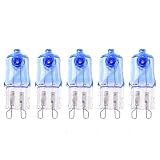 DLEDMOP G9 Blaue Halogenlampe 40W Halogenlampen Bi-Pin-Sockel 230V 40Watt Lampen Kleiner Ersatz für...