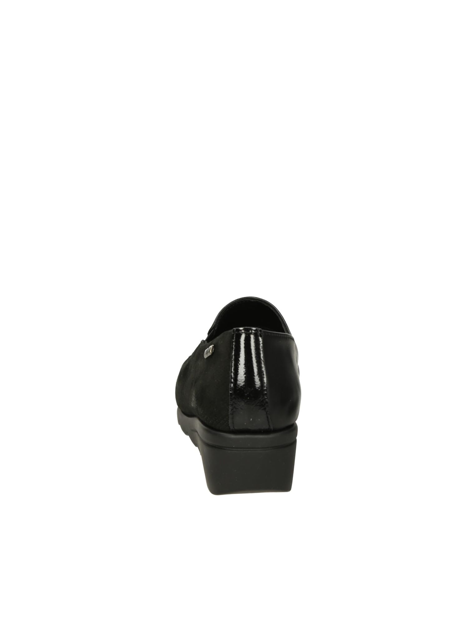 Valleverde VS10304 Mocassini Casual Donna Camoscio Pelle Visone Tacco Zeppa 4Cm Suola Gomma