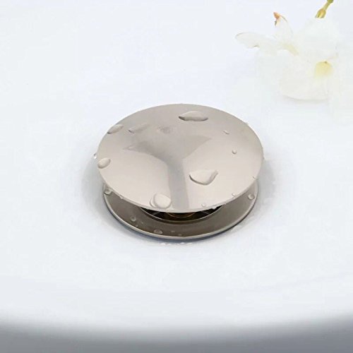 Senlesen Bathroom Faucet Vessel Vanity Sink Pop up Drain Stopper with Overflow Brushed Nickel