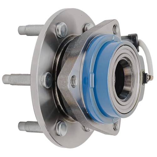 Image of Detroit Axle - AWD Front Wheel Bearing Hubs for 2004-2009 Cadillac SRX 6-Lug, Replacement 2005 2006 2007 2008 SRX Wheel Bearing and Hubs Assembly Set, Pair Hubs