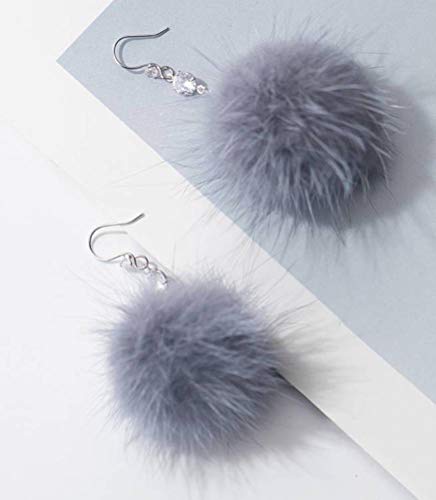 Boucles d'oreilles d'art coréen en diamant et argent de prestige