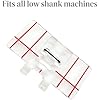 Border Guide Sewing Machine Presser Foot - Fits All Low Shank Snap-On Singer, Brother, Babylock, Euro-Pro, Janome, Kenmore, White, Juki, New Home, Simplicity, Elna and More!