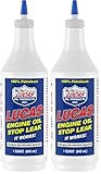 Lucas Oil 10278 Engine Oil Stop Leak - 1 Quart (Pack of 2)