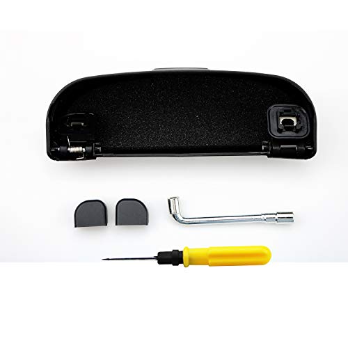 LFOTPP 2016-2019 2020 Volvo XC90 Car Sunglasses Sun Glass Holder Case Eyeglasses Storage Box, Interior Accessories Autos Parts (Black) - Thumbnail 4