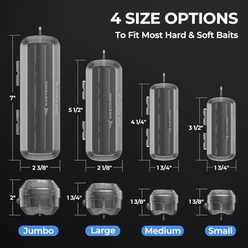image for KastKing Bait Kapsule – Lure Cover with Vent Holes, Protects Hooks, 