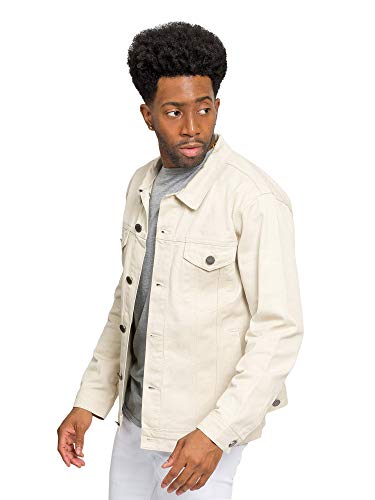 Image of VICTORIOUS Men's Distressed Denim Jacket