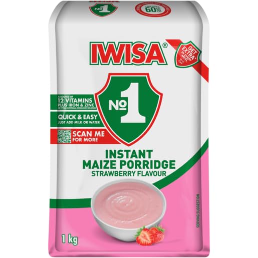 Iwisa Instant Porridge Strawberry 1kg