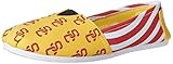 FOCO USC Trojans NCAA Womens Stripe Canvas Shoes - M
