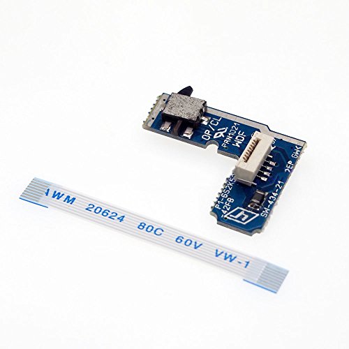 Interruptor de encendido y apagado con cable flexible de 8 pines de repuesto para PS2 70000, piezas de reparación de modelo delgado