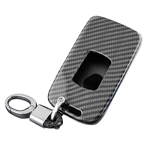 Vococal - Funda de llave de coche de fibra de carbono para Renault Koleos 2017-2019 Kadjar Megane ABS llave de coche de plástico protector Cover