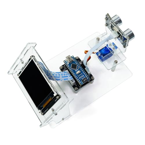 JIAPIKA Coding Practice Electronics Set Using Detection, Open-Code Learning Platform, Acrylic Stand Construction, Interactive Maker Demonstration