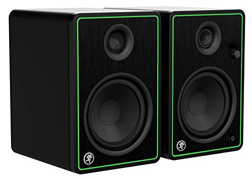 Mackie Cr5-X Monitors Speakers Bundle With Mackie Cr8S-Xbt Subwoofer W/ Remote, Pro-M50 Headphones W/Coil Cable, Rockville Rcm03 Mic+Shock Mount And Rvsm1 Monitor Stands (5 Items) #TOP1