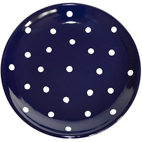 Keramik Teller / Dessertteller / Frühstücksteller dunkelblau Cover