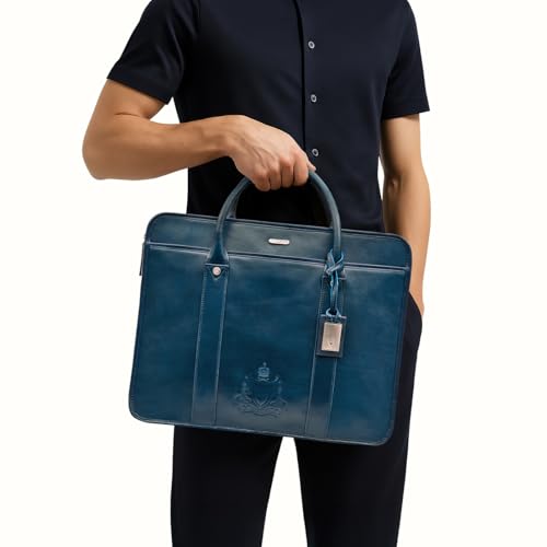 Image of Hidesign ANDOVER 02 Genuine Leather Men's Briefcase