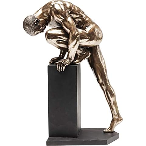 Kare Design Deko Objekt Nude Man Stand Bronze 35cm Cover