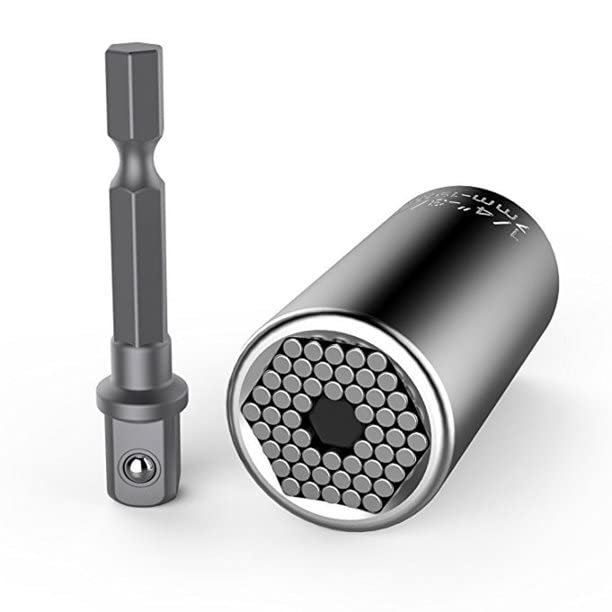 Image of DURELO DUS-54 Universal Socket 7-19MM with Adapter 3 /8-inch