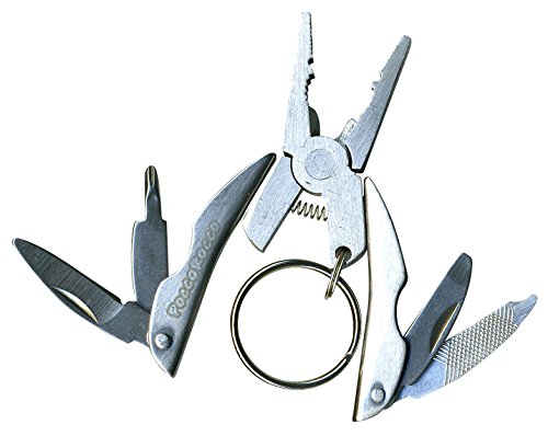 Preisvergleich Produktbild Pocco Rocco 140500 Multifunktions-Handwerkzeug, silber, 6.2 cm