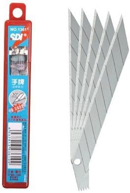 SWD prime 10pcs Tan wan SDI 1361 9mm 30 Degrees High-carbon Steel Spare Blades for Utility Blades