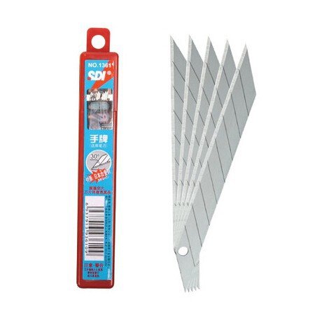 SWD prime 10pcs Tan wan SDI 1361 9mm 30 Degrees High-carbon Steel Spare Blades for Utility Blades