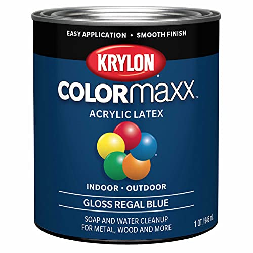 Krylon® COLORmaxx™ Brush-On, Gloss, Regal Blue,...