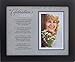 Memorial/Remembrance Photo Frame with Inspirational A Celebration of Life Poem - Sympathy Gift for Loss of Loved One (Black)