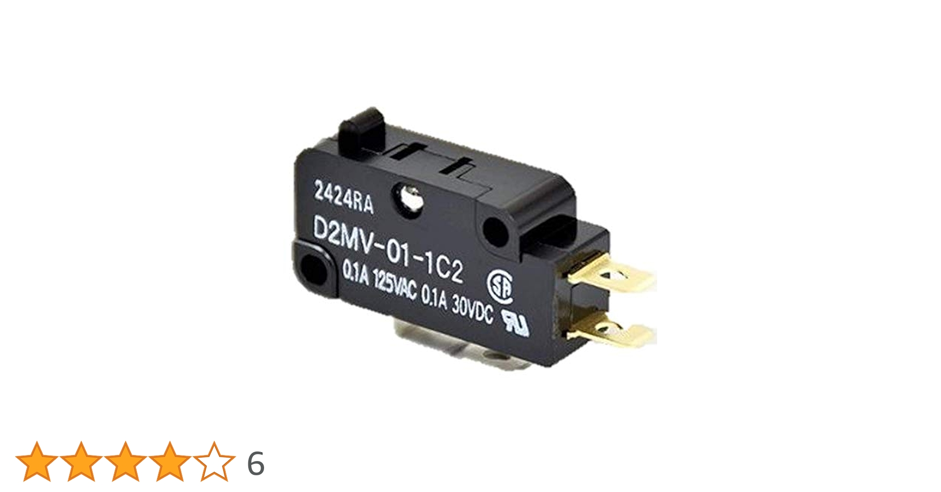 オムロン製マイクロスイッチ　D2MV-01-1C2　新品 18個セット オムロン製マイクロスイッチ D2MV-01-1C2 新品 18個セット