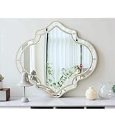 Amazon.com: Artloge Decorative Wall Mirror Oval: Diamond Shaped Large ...