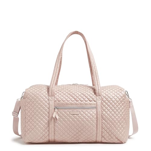 Cotton Large Travel Duffel Bag, Rose Quartz, One Size