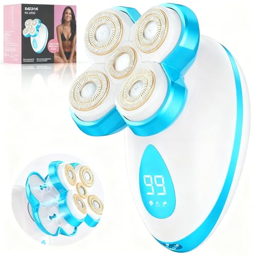 Blue Electric Razors for Women - Upgraded Magnetic Electric Shaver for Women, Sold Out