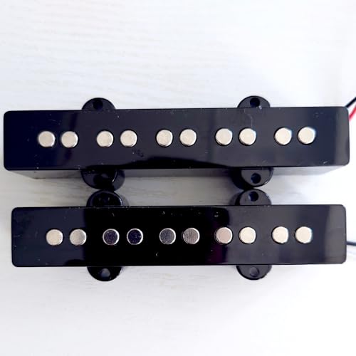 5 String Electric Bass Guitar Pickups WOJB5 Traditional Bass Pickup Neck Bridge Single Coil Pickups For Jazz Electric Bass Guitar Replacement Parts