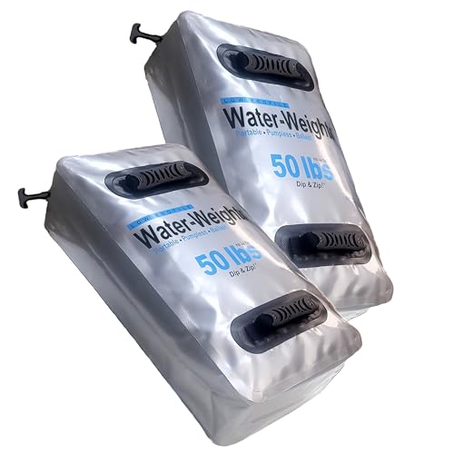 Tidal Wake Boat Ballast Bag 2 Pack - Portable and Pumpless - 50 lb - Wakesurfing, Wakeboarding & Foiling - [No Pump Required]