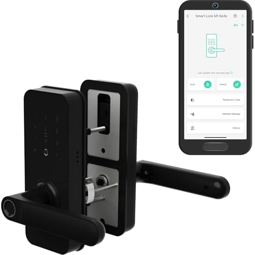 YoLink Fechadura De Alavanca Inteligente, Fechadura De Maçaneta I...