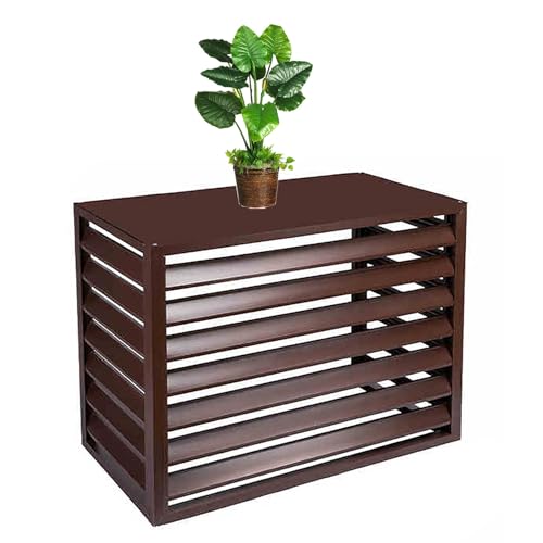 Cubierta de aluminio para aire acondicionado y estante exterior