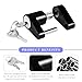 Sun Walker Trailer Tongue Coupler Lock, Dia 1/4 Inch 3/4 Inch Span Anti-Theft Trailer Tongue Lock with Keys, Heavy-Duty Hitch Coupler Locks for Tow Boat Truck, Car Accessories
