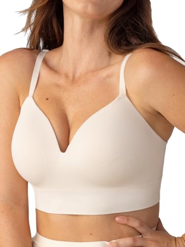 SHAPERMINT Bra - Wireless Bras for Women No Underwire - Wirefree Bralettes for Women with Support - Wireless Bra Bralette Chai