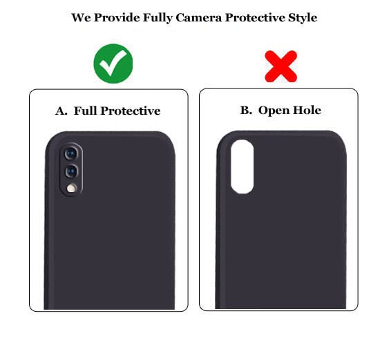Image of A rtistque Liquid TPU Silicone Matte Shockproof Flexible with Camera Protection Soft Back Cover Case for Samsung Galaxy M10 - Black