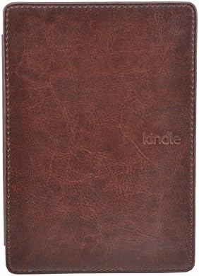 Huasiru PU Leather Case Cover for Amazon Kindle 4 & Kindle 5 Generation (Button Version) Only, Coffee