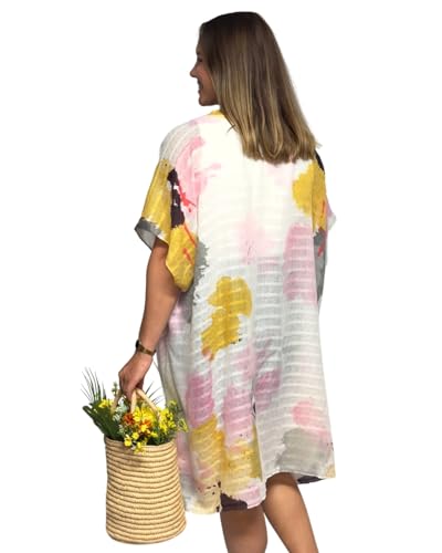 Image of Humble Hilo Womens Kimono Cardigan Sleeveless Lightweight Cover Up Casual & Flowy, 2 Sizes