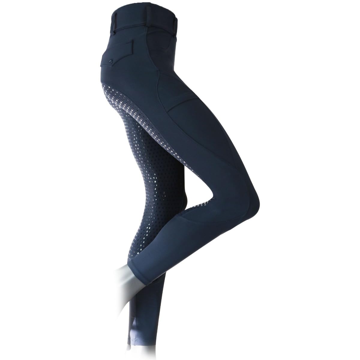 Leggings da Equitazione Demetra Donna, Alta qualità, Materiali Elastici e Resistenti, Full Grip, Confortevoli e Efficienti, Design Italiano
