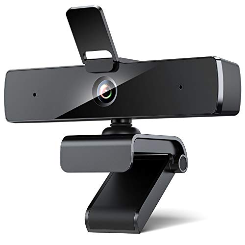 Webcam with Microphone, DEPSTECH D11 2K HD Webcam with Privacy Cover, Plug and Play USB Webcam for Desktop/Laptop, Streaming Computer PC Webcam for Video Conferencing/Skype/YouTube/Zoom/Facetime