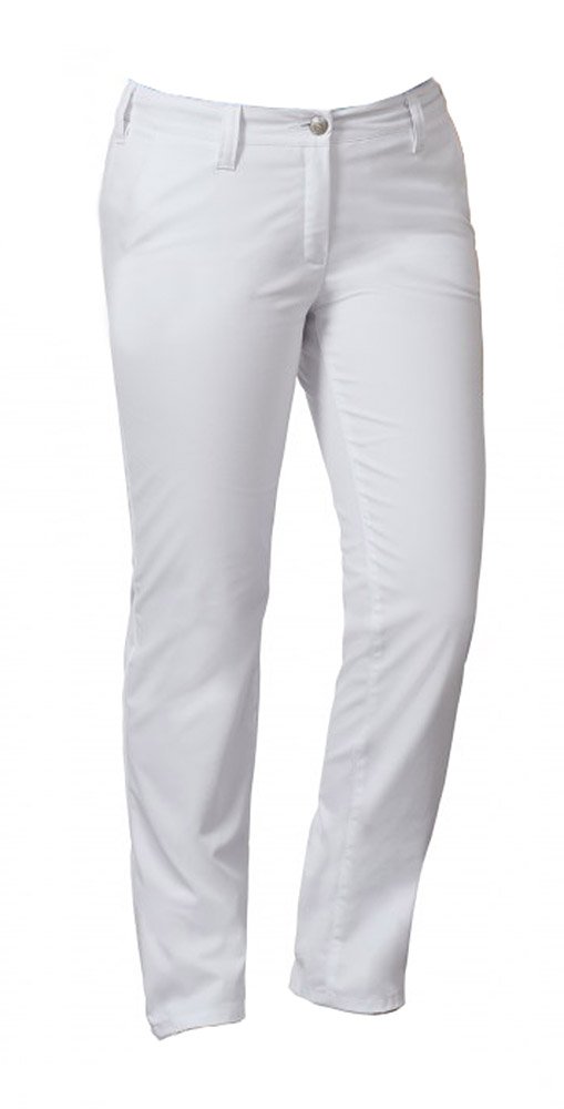 BP 1734-686-21/14l, Women's chinos, Stretch fabric 230,00 g/m², fabric blend with stretch, Color white, Size 14l