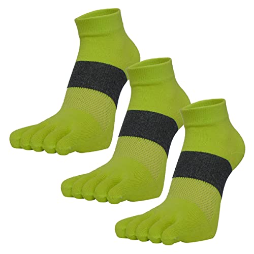 MEIKAN Calcetines con Cinco Dedos de Deporte para Hombre y Mujer - 3 Pares del Dedo del Pie