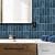 Blue Peel and Stick Backsplash Tiles for Kitchen, 10-Pack Self-Adhesive Waterproof Vinyl Bathroom Wall Tile(12 * 12 inches)