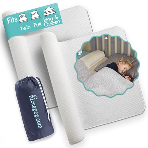 [2-Pack] Hiccapop Toddler  Bed Rail Bumper