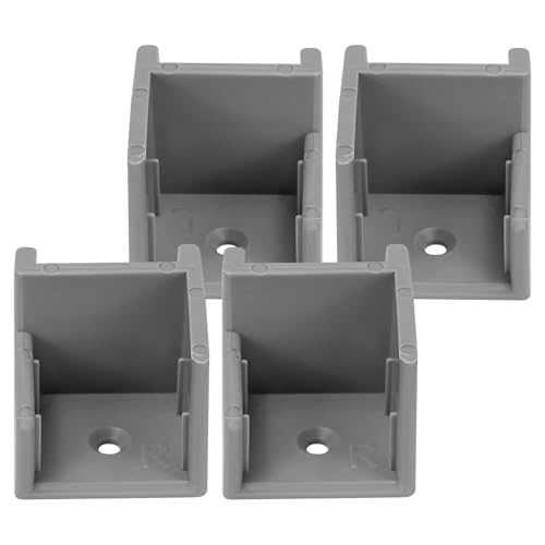 Pontoon Boat Gate Door Stop Hinge Set Left & Right Anti-Rattle Door Stopper for 1-1/4 Square Tubing Hand Marine Door Stopper Latch Injection Molded Boat Door Hinge Parts 4 Pcs