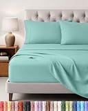 Utopia Bedding - Set Lenzuola Letto Matrimoniali 4 Pezzi 180x200 cm - Spazzolata Poliestre...