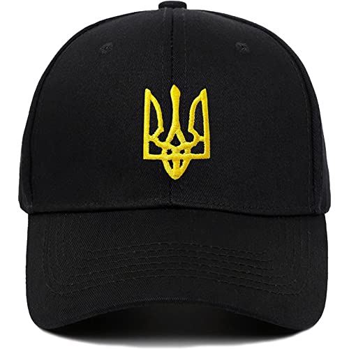 Luxylei Chapeau Ukraine Casquette de Baseball Ukrainienne Vintage Distressed Hats Twill Plain Cowboy Hats Denim Hat for Men Women
