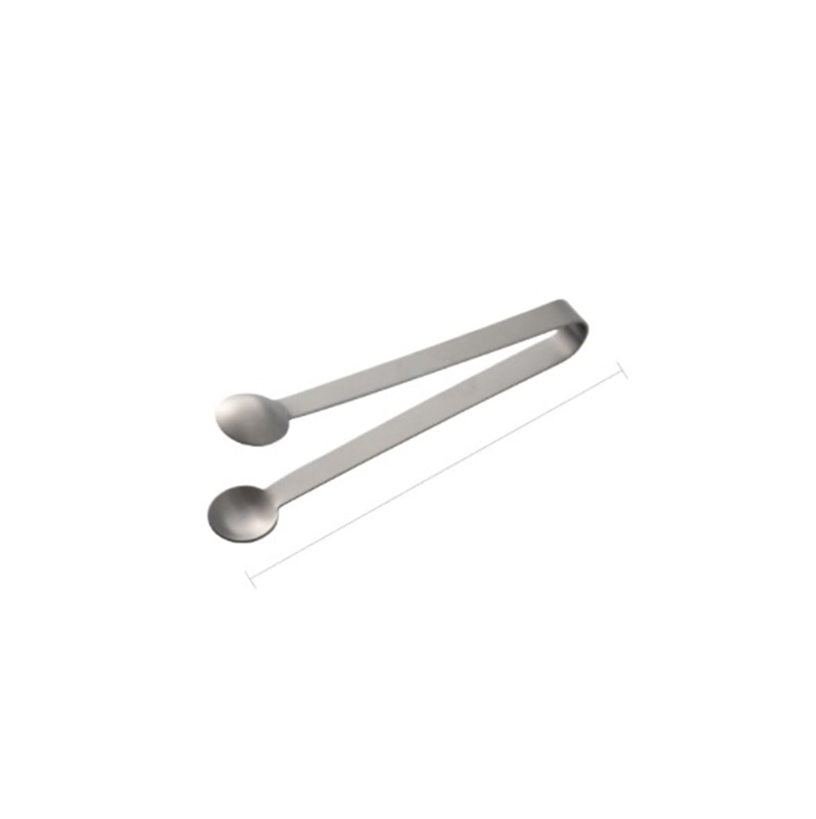 Pinzas de cocina, Pinzas for barbacoa de alimentos Clips concha cabeza redonda palma acero inoxidable 12 cm(Round Head Clip)