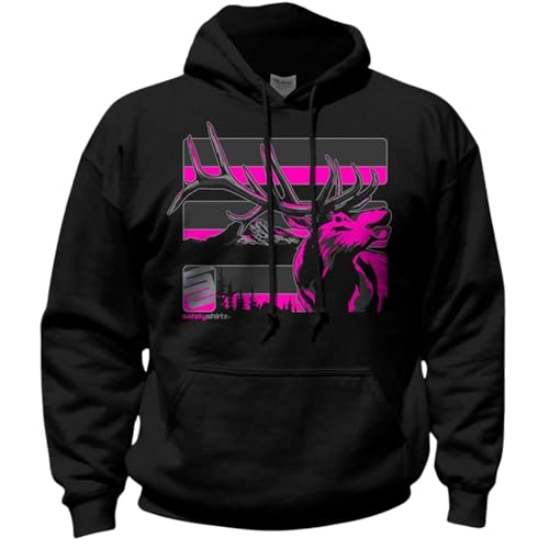 SafetyShirtz Men's Elk Hi-Vis Stealth Stripe Shirt and Hoodie